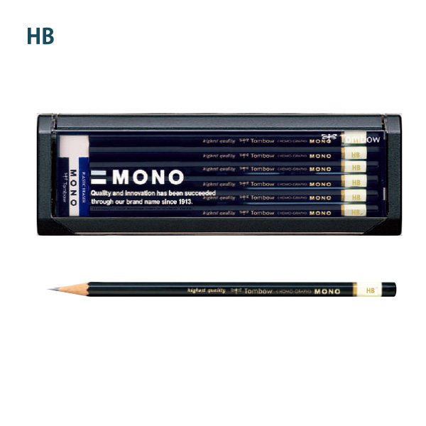 トンボ鉛筆 MONO モノ 高級鉛筆 六角軸 H / 2H / 4H /  F / HB / B /...