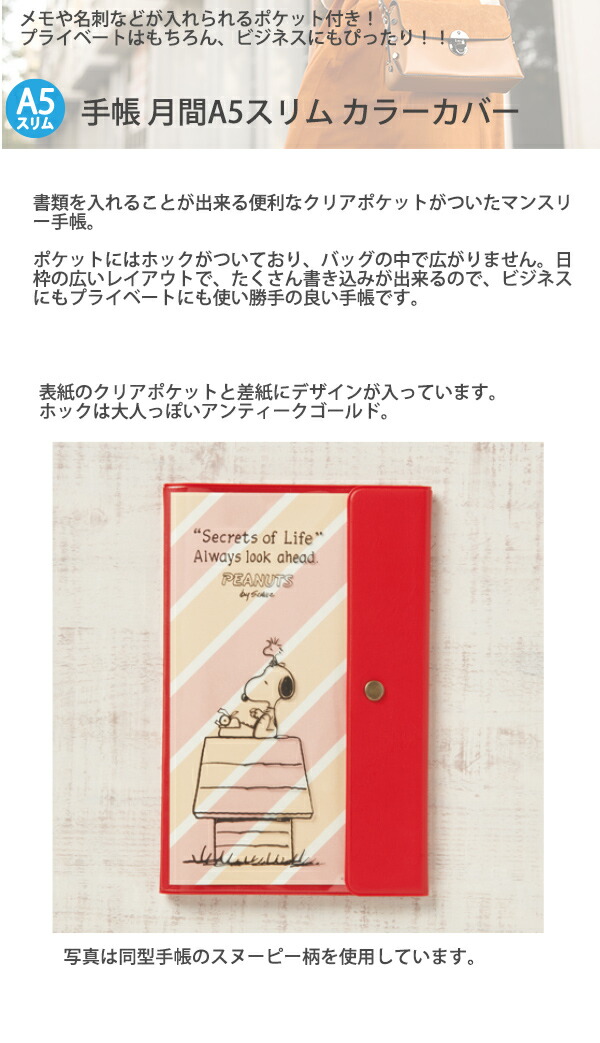 サンスター文具 手帳 スケジュール帳 2023 月間 マンスリー 10月始まり A5スリム カラーカバー ムーミン リトルミイ S2955237/仲間  S2955245