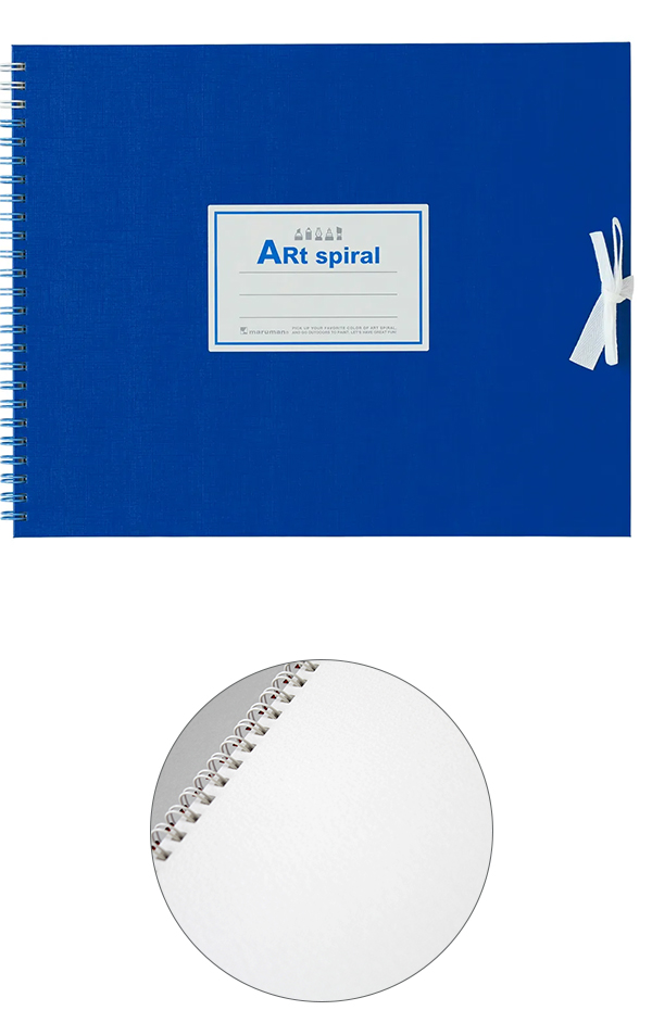 マルマン アートスパイラル スケッチブック F3 本文217×272mm 24