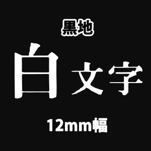 キングジム テプラテープ PRO 12mm×8ｍ 白地黒/白地赤字/白地青字/黒地