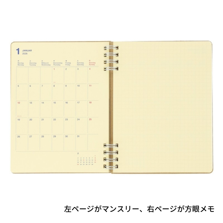 DELFONICS（デルフォニックス） 2026年 手帳 ダイアリー ロルバーン