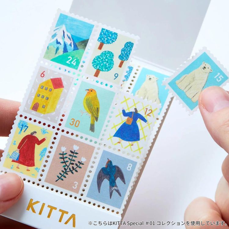 KING JIM 切手風 シール KITTA キッタ SPECIAL スペシャル あす