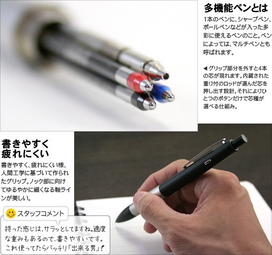 LAMY（ラミー） フォーペン ブラック : 文房具の和気文具 - 通販