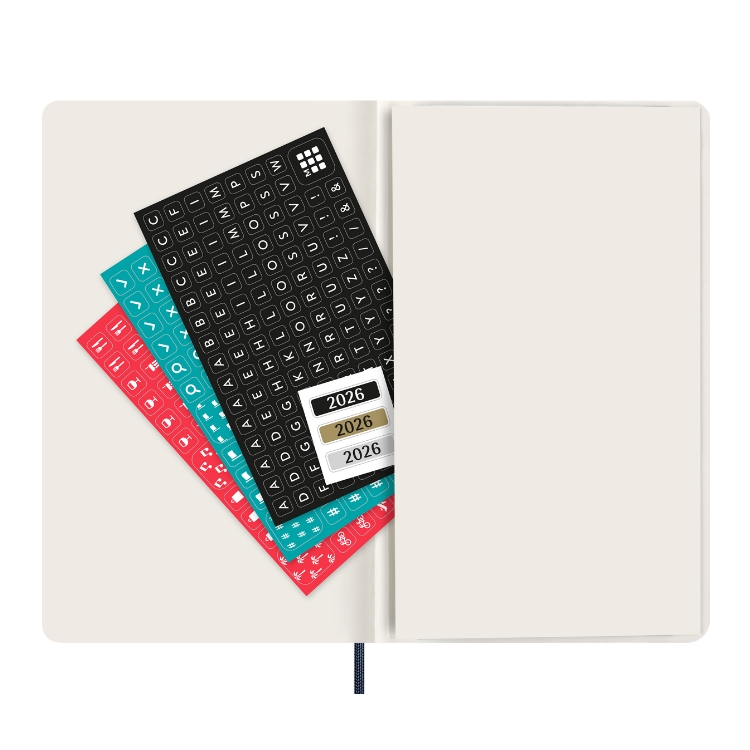 モレスキン　MOLESKINE®️ ポケット　ラージ　カセットテープ柄 楽天市場】祝日シール付 正規品 レーザー名入れ無料 2026年 手帳