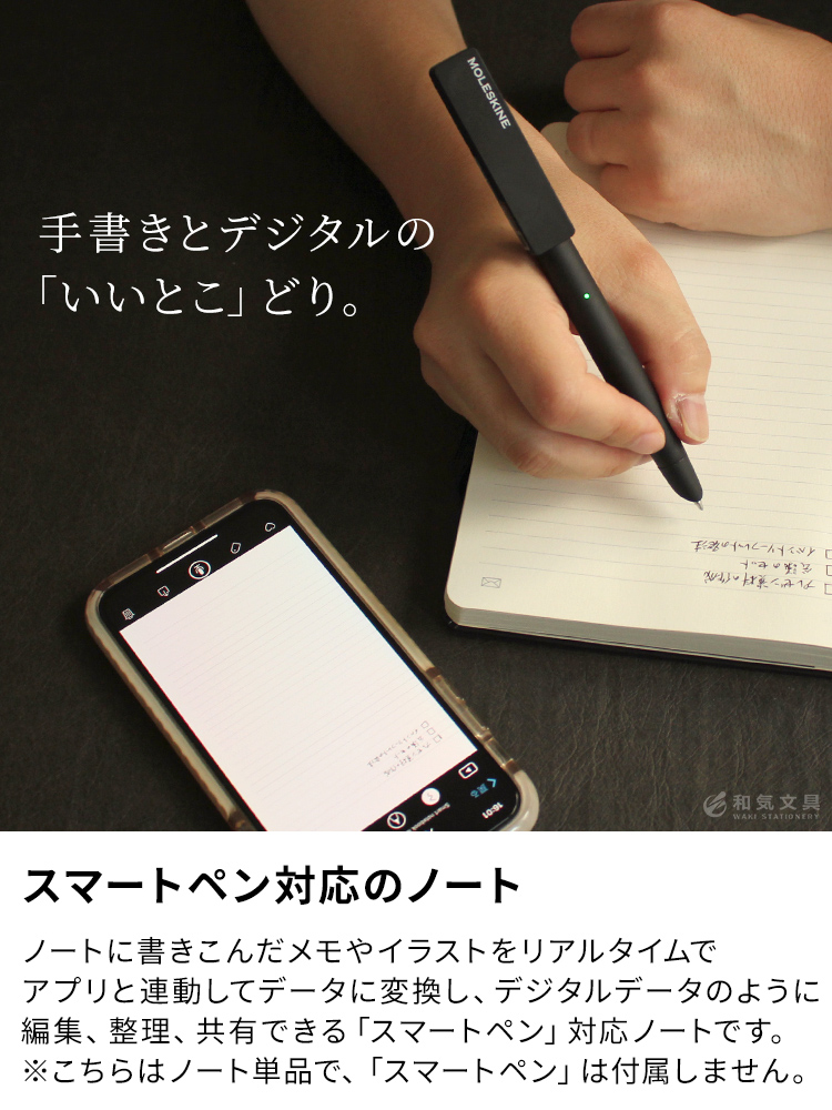 MOLESKINE（モレスキン） レーザー名入れ無料 ノート A5 変形 スマート