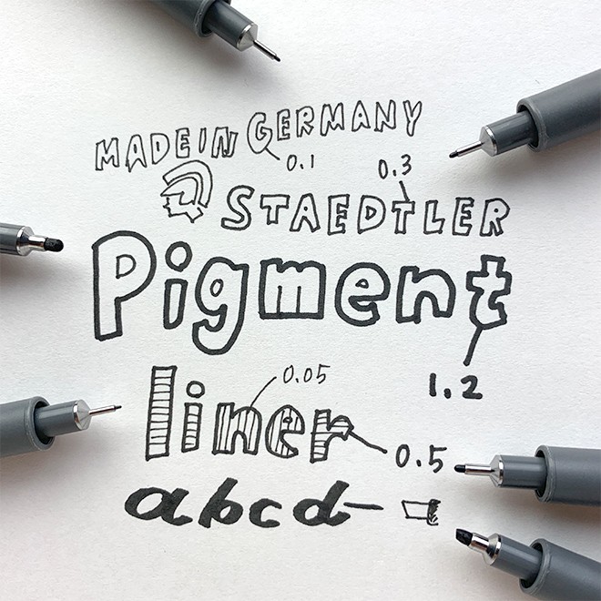 ステッドラー Staedtler ピグメントライナー Pigment Liner 和気文具セレクト 6本セット ミリペン ドローイングペン 水性サインペン Staedtler 0004 文房具の和気文具 通販 Yahoo ショッピング