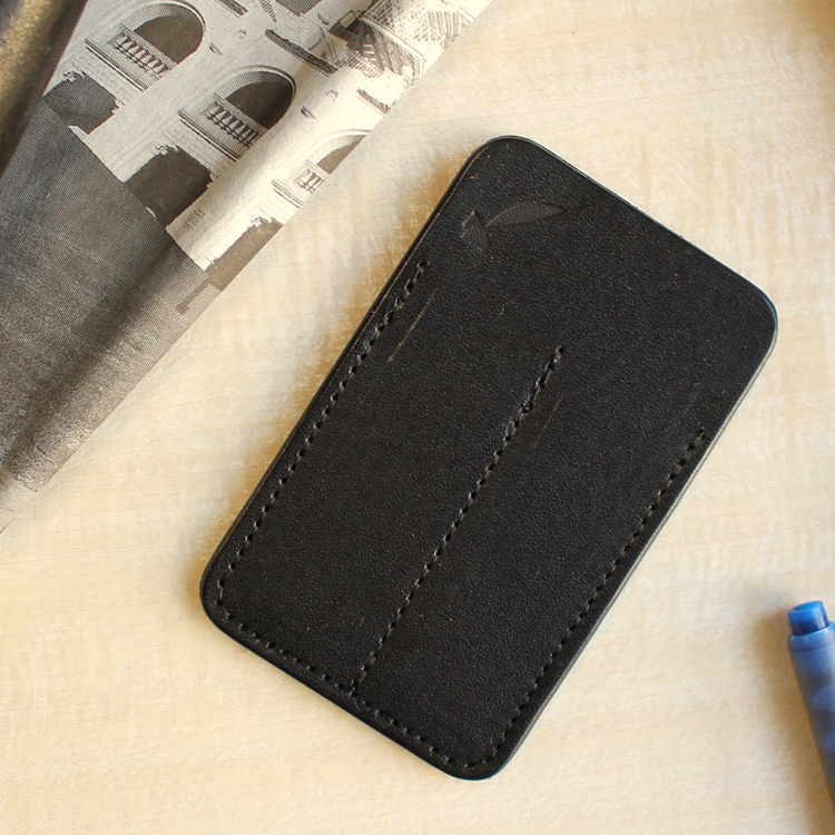 名入れ 無料 和気文具オリジナル 革製万年筆カートリッジケースロング