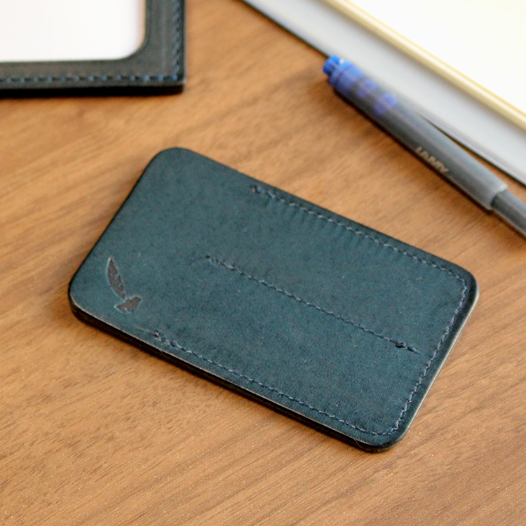 名入れ 無料 和気文具オリジナル 革製万年筆カートリッジケースロング