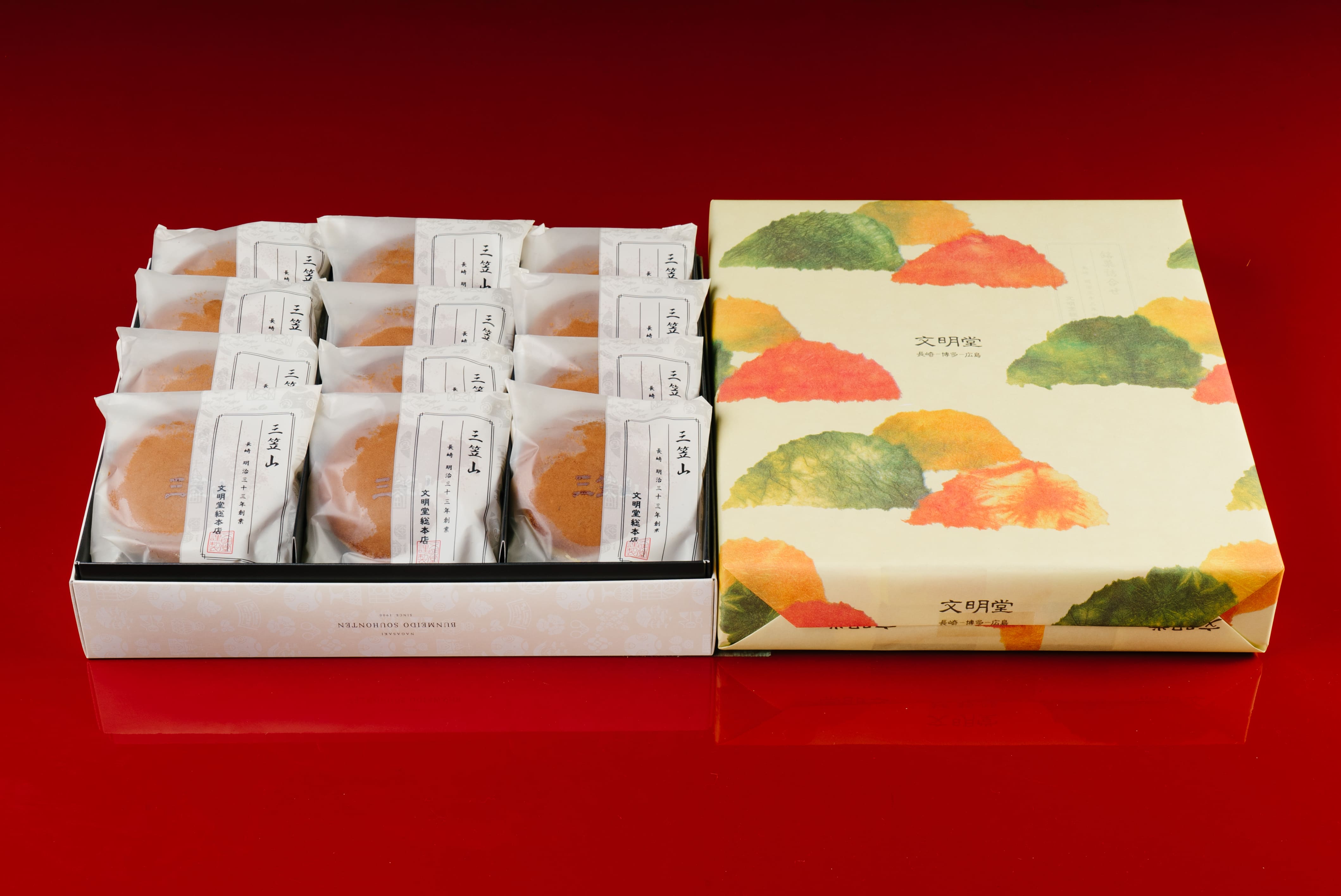 文明堂総本店 公式 三笠山 12個入 個包装 和菓子 お歳暮 お中元