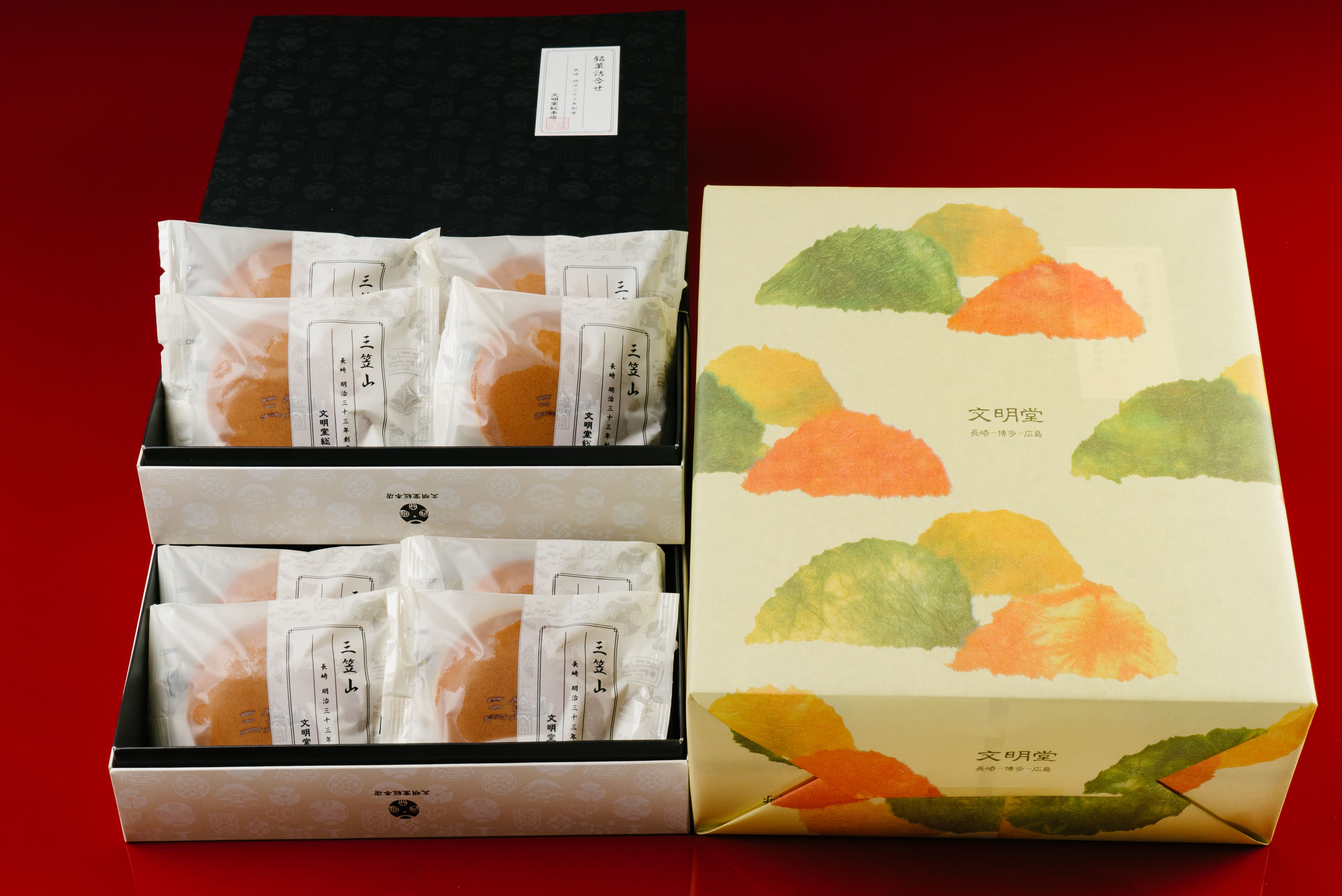 文明堂総本店 公式 三笠山 24個入 個包装 和菓子 お歳暮 お中元 敬老の