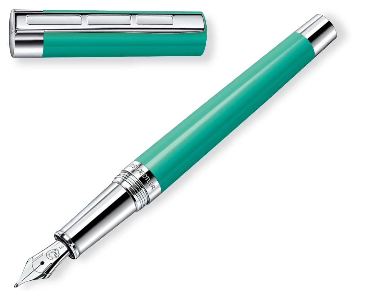 ステッドラー（STAEDTLER） 9PB1135 レシーナ（新） 万年筆 ターコイズ 