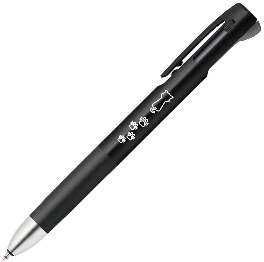 ゼブラ　B2SAS88　2色ボールペン+シャープペンシル　0.5mm　ブレン 2+S＜BLEN 2+S＞　限定軸　歩く動物
