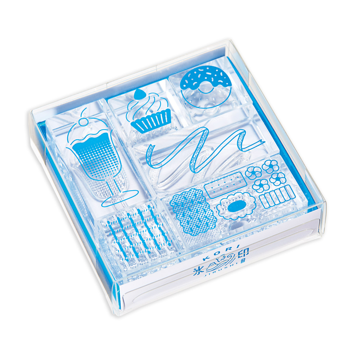 キングジム　CLSS　HITOTOKI　氷印＜KORI JIRUSHI＞　透明スタンプ　6個セット | HITOTOKI | 04