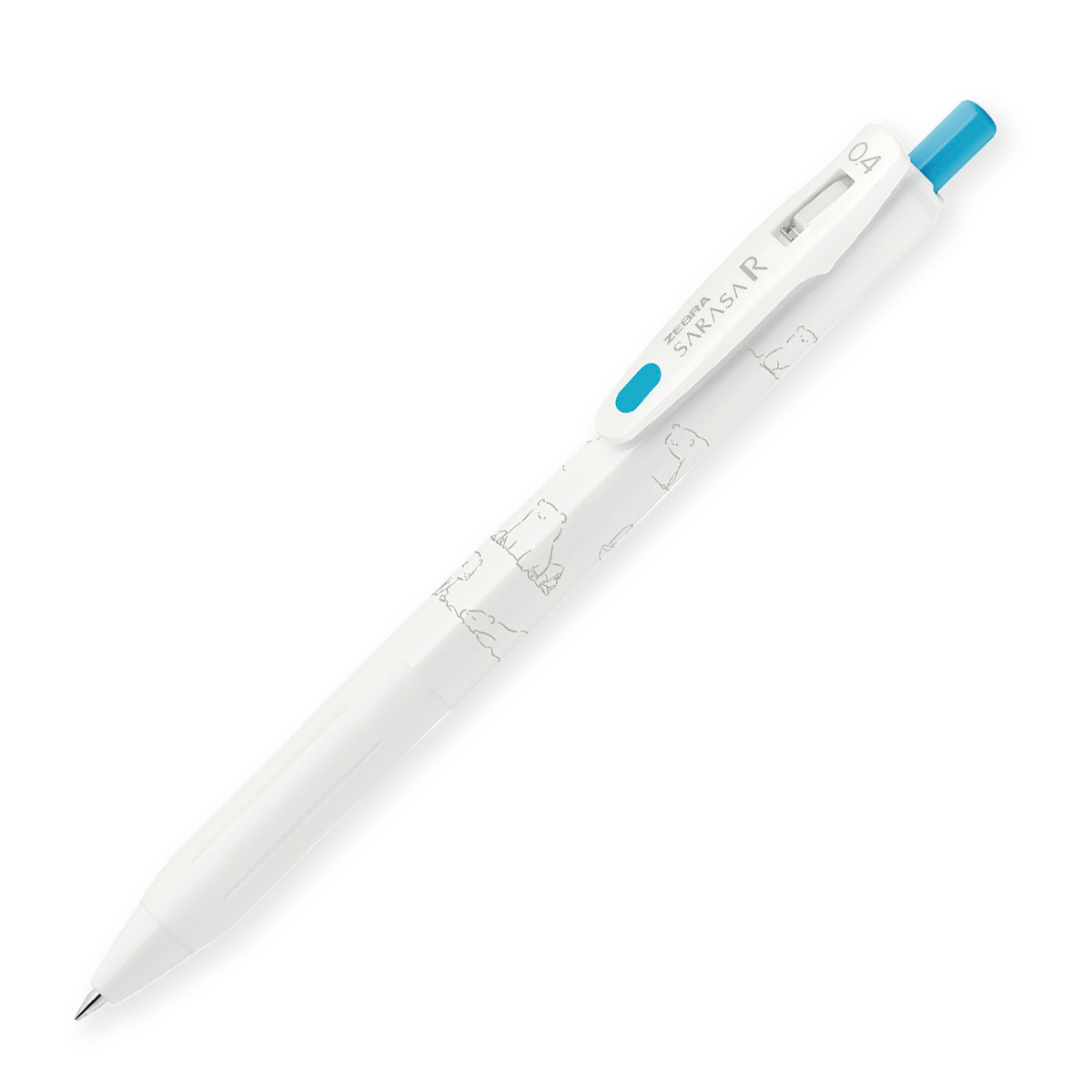 サラサ ゼブラ JJS29-R1W ゲルインクボールペン 0.4mm サラサR