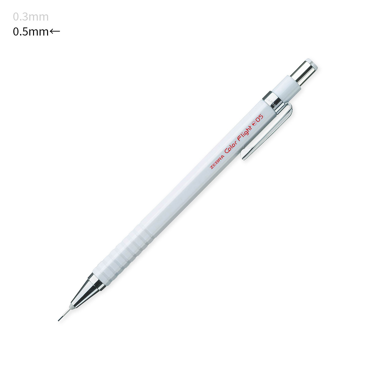 カラーフライト ゼブラ MA53 シャープペンシル 0.5mm カラー