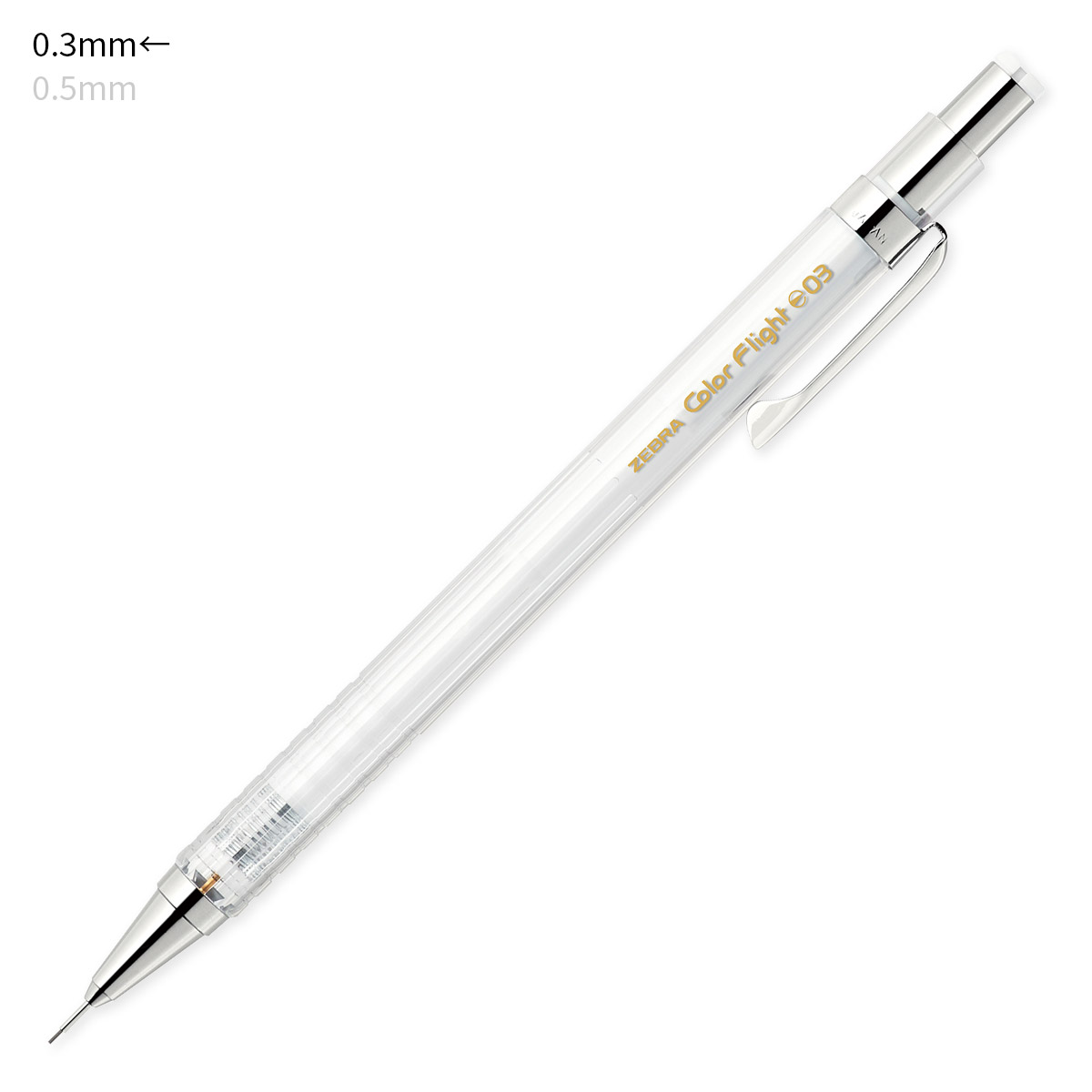 m &ｃさん専用 カラーフライト ゼブラ MAS53-IC シャープペンシル 0.3mm カラー