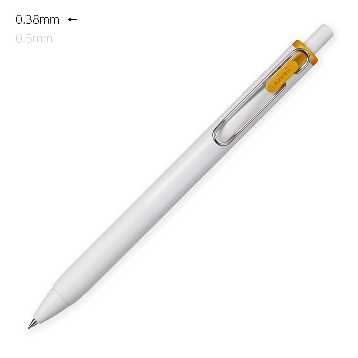 ユニボール ワン 三菱鉛筆 UMNSC38 ゲルインクボールペン 0.38mm ユニ