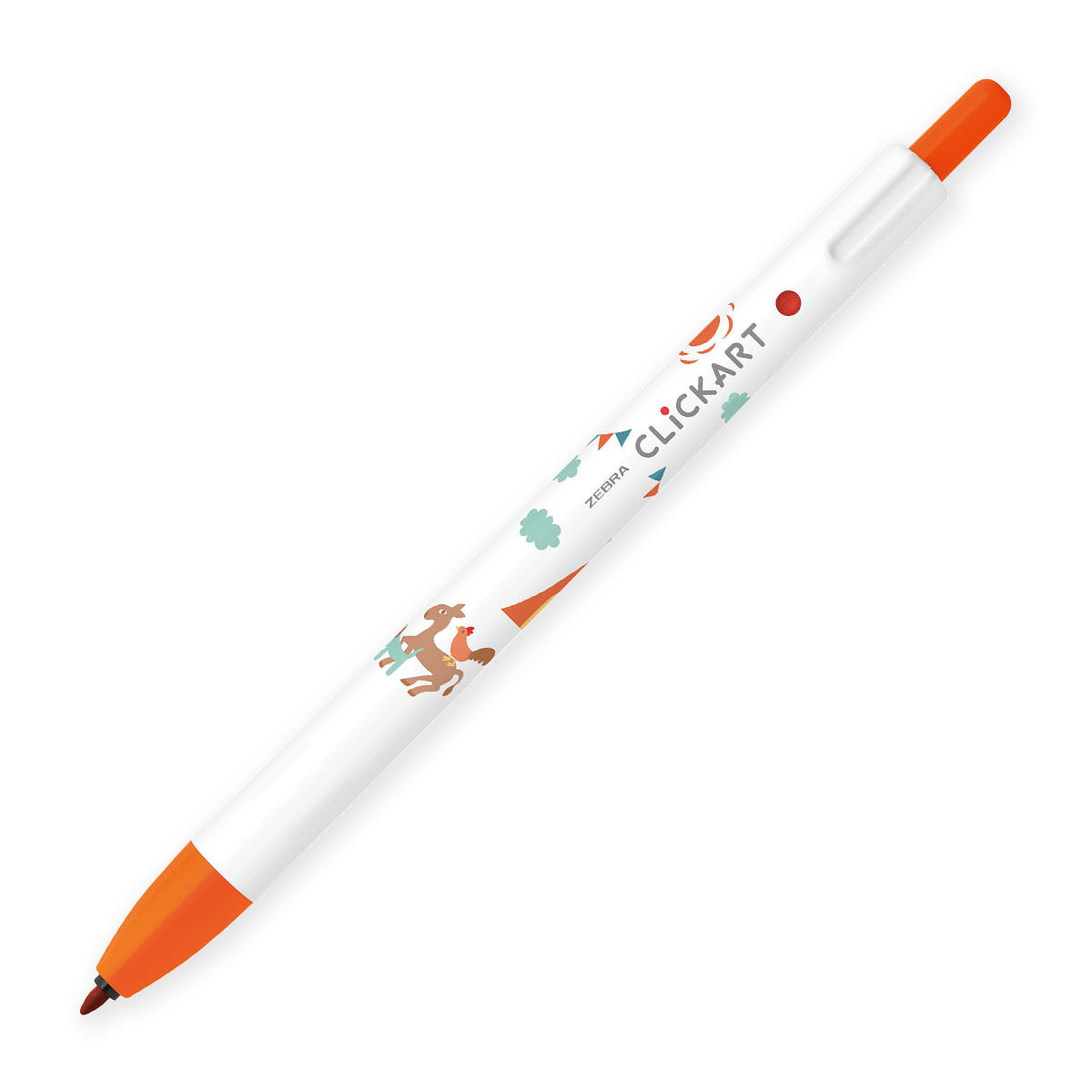 クリッカート ゼブラ WYSS22-EH ノック式水性カラーペン クリッカート