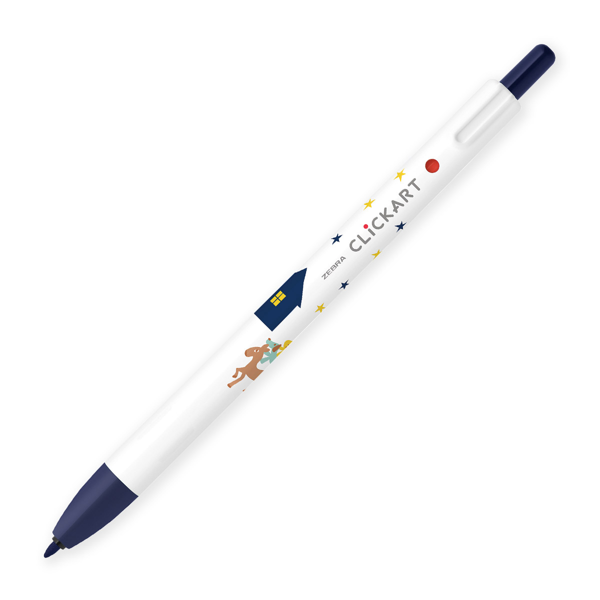 クリッカート ゼブラ WYSS22-EH ノック式水性カラーペン クリッカート