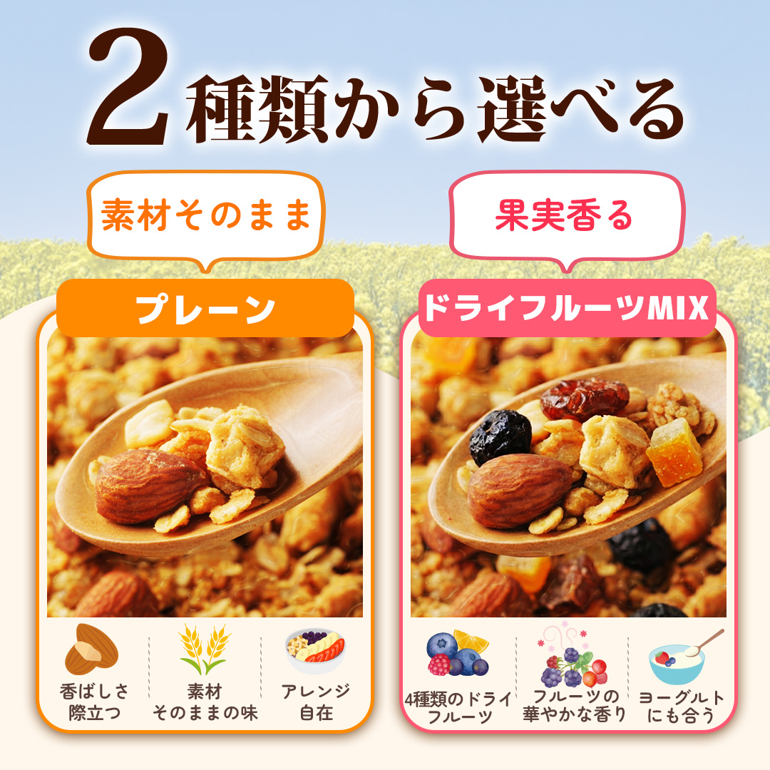 グラノーラ オートミール 【2種類から選べる ...の詳細画像5