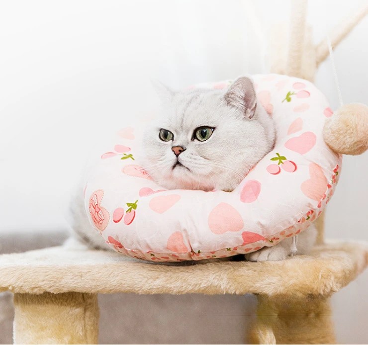 エリザベスカラー 猫 犬 ソフト ペット用品 ポンデリング アニマル