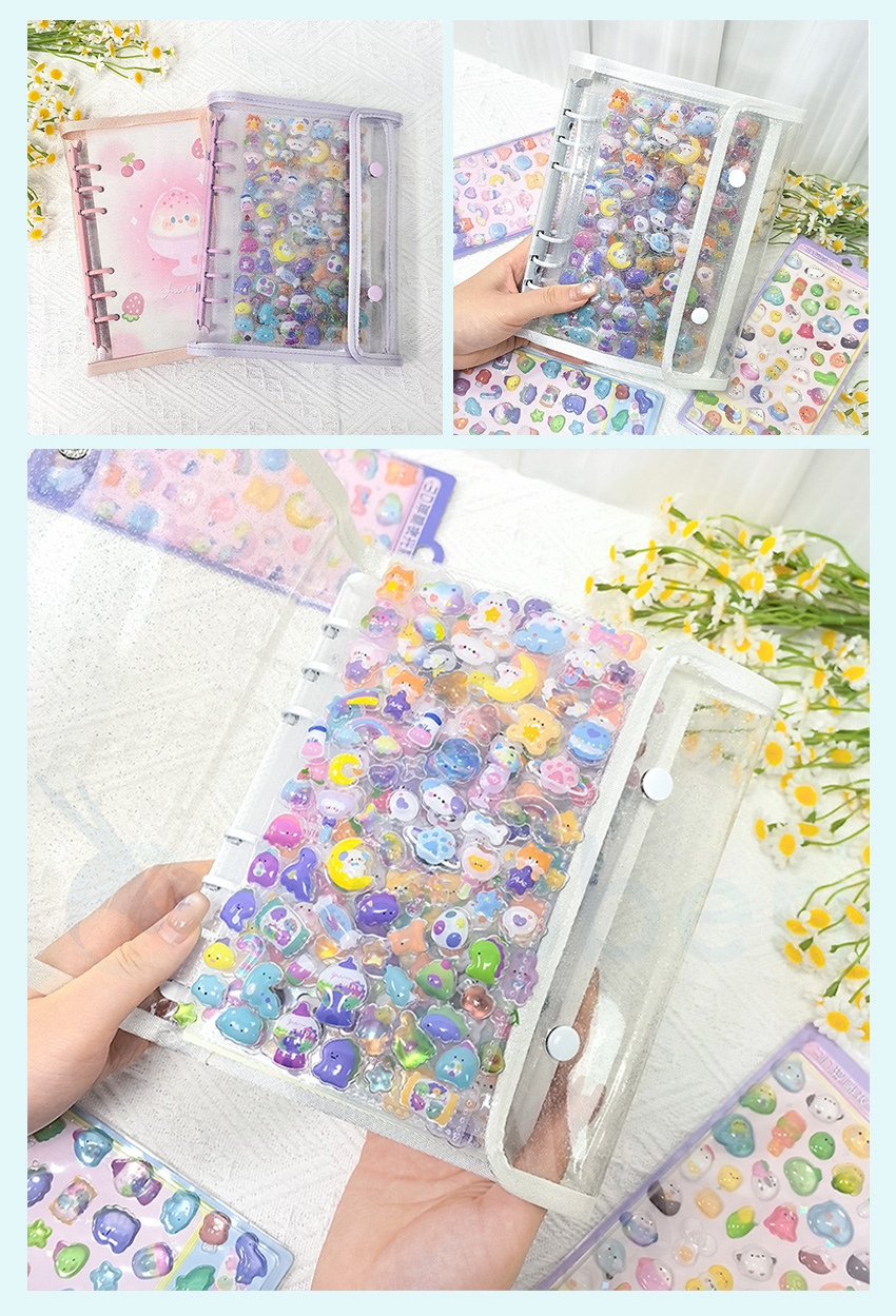 ついに出たA6/A5サイズ！】 シール帳 A6 バインダー シール帳カバー