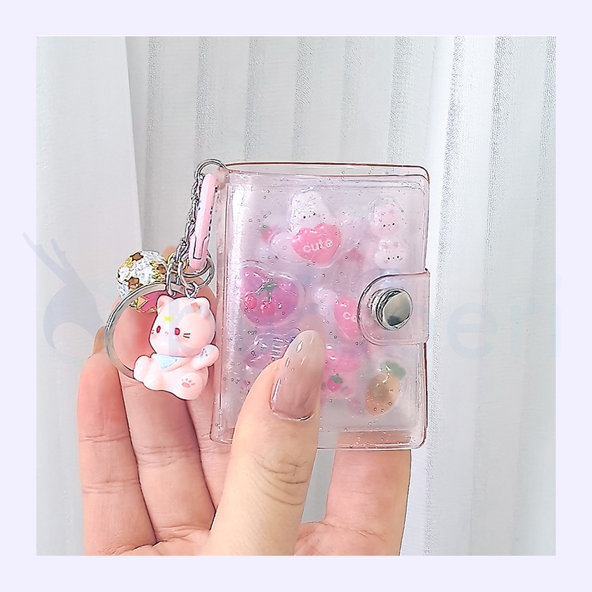 超ミニシール帳】 ミニシール帳 シール帳 ミニアルバムキーホルダー