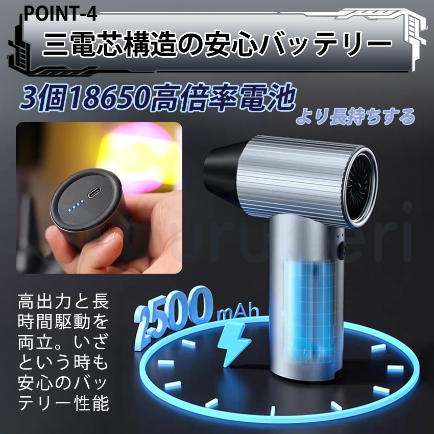 2025年新発売】ブロワー x7 充電式 洗車 小型 強力 強力ブロワー 工業