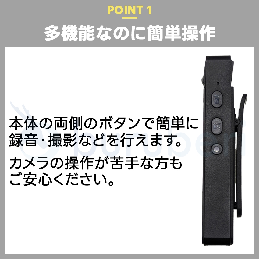 小型カメラ 高画質 スマホ連動 wifi 長時間録画 遠隔操作 バッテリー内蔵 クリップ iPhone android アクションカメラ ビデオカメラ 防犯カメラ 関連画像4