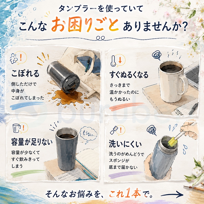 セラミック タンブラー セラミックコーティング...の詳細画像1