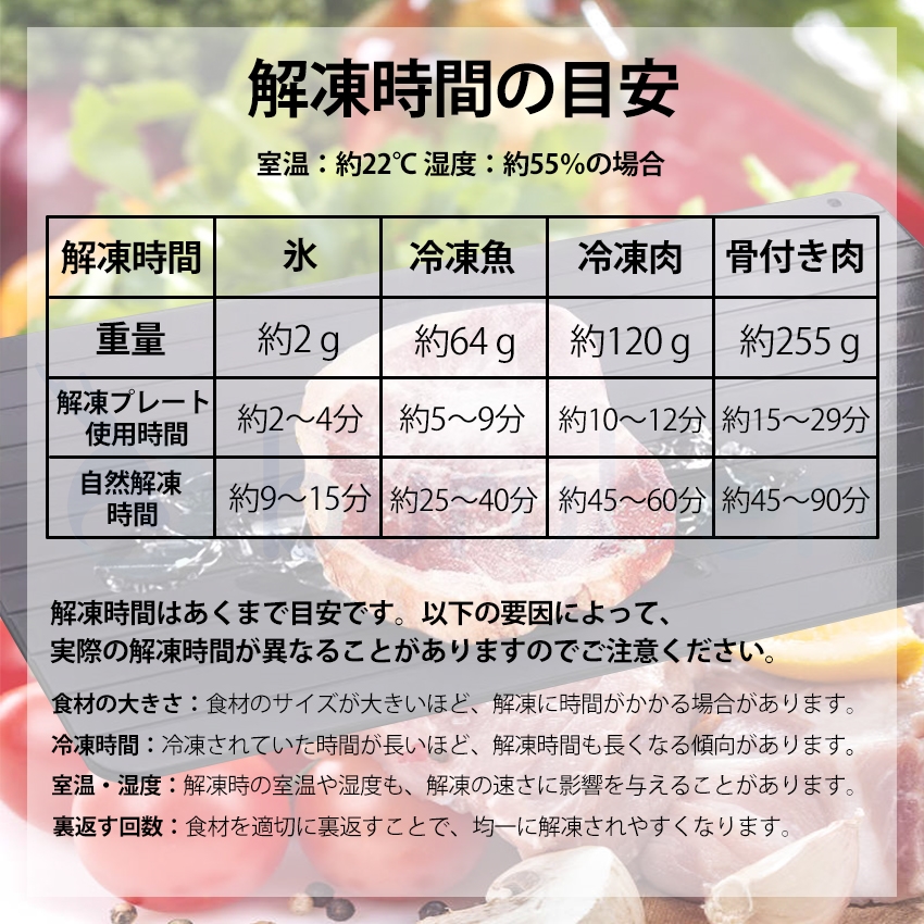 解凍プレート まな板 急速 解凍 冷凍 肉