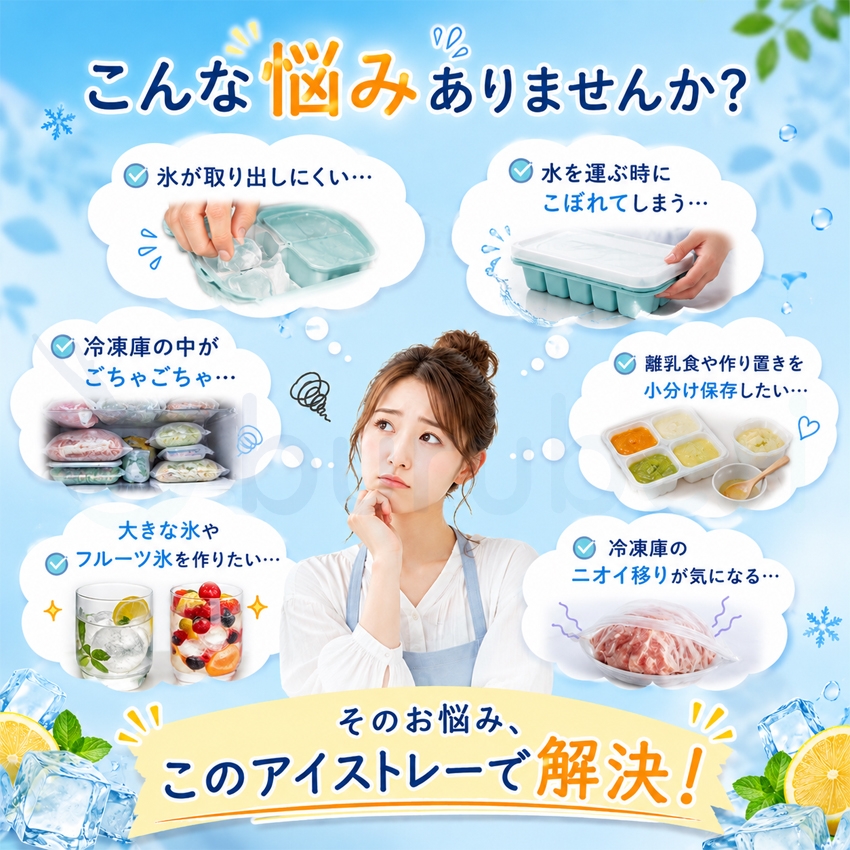【2個目半額!】 製氷皿 シリコン 製氷皿 ア...の詳細画像2