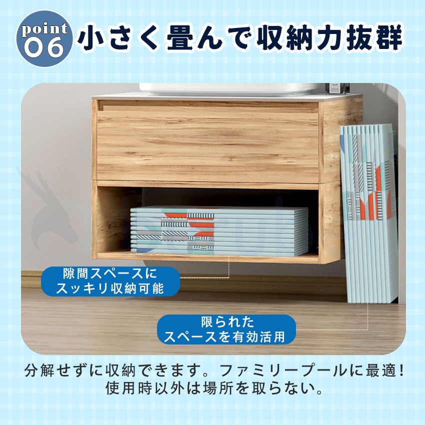 折りたたみ プー空気入れ不要 160cm×45cm ボールプール キッズ 水遊び ビニールプール 折り畳み おしゃれ 子供用プール ベビー 円形の画像