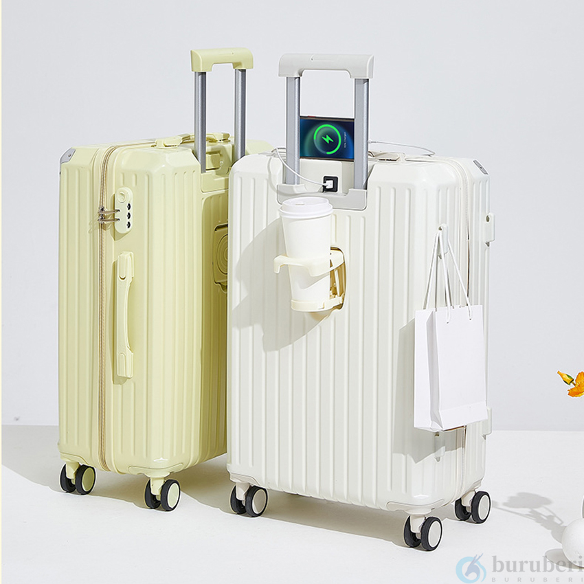 【ほぼ未使用】　キャリーケース S 42Lホワイト 白 多機能 スーツケース ドリンクホルダー　静音 可愛い おしゃれ 楽天市場】多機能 スーツケース キャリーケース ドリンクホルダー s