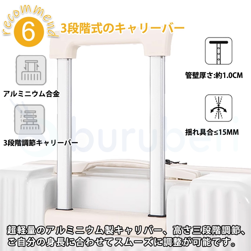 スーツケース フロントオープン 機内持ち込み 前開き キャリーケース ドリンクホルダー USBポート カップホルダー キャリーバッグ S SS 多機能スーツケースの画像