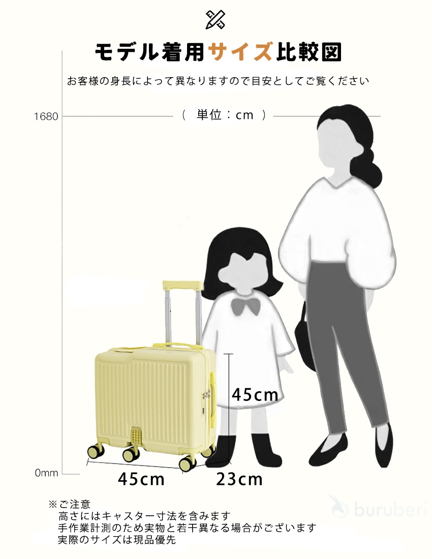 こどもが乗れるスーツケースの商品詳細14