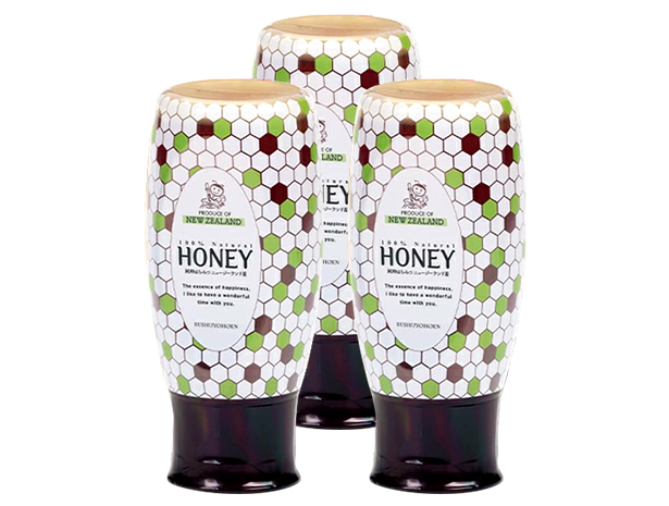 はちみつ ニュージーランド産純粋蜂蜜 500g×3本 スタンドタイプ 送料無料 蜂蜜 パン ハチミツ 蜂蜜 純粋はちみつ 武州養蜂園