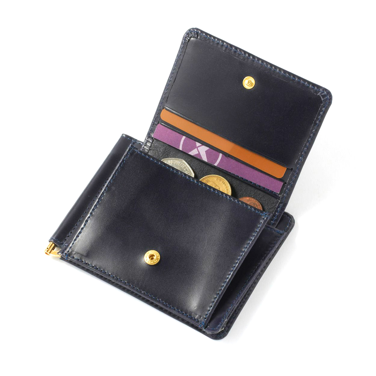 GLENROYAL（グレンロイヤル） 財布 マネークリップ 小銭入れ付き
