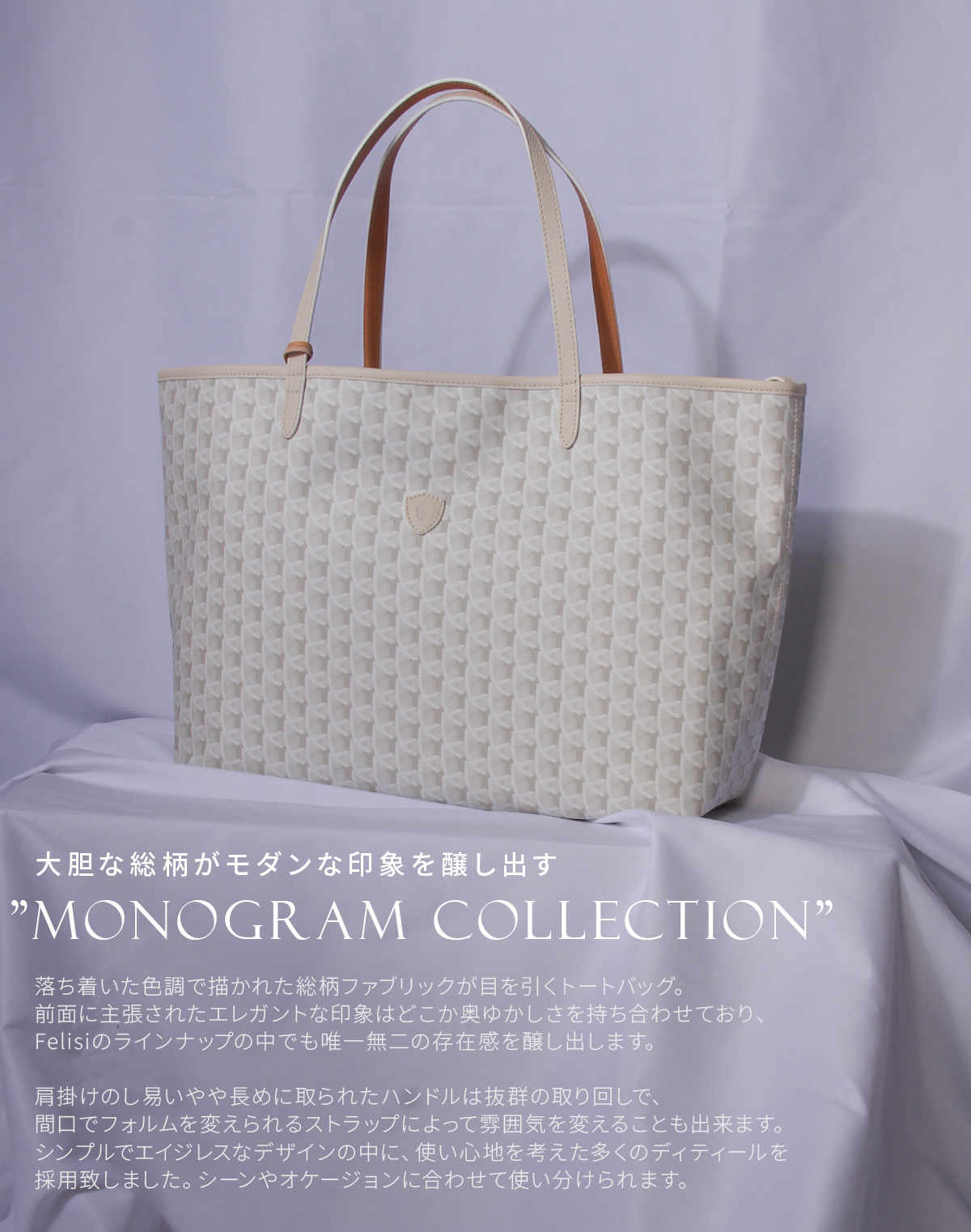 Felisi（フェリージ） モノグラムコレクション トートバッグ メンズ