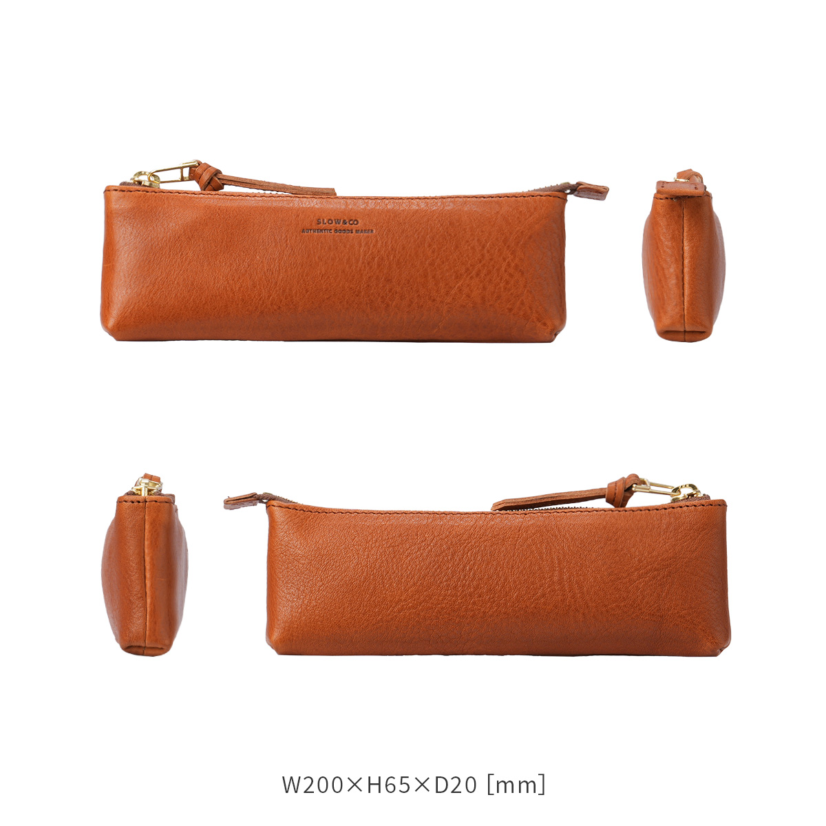 ボーノ スロウ ペンケース 本革 日本製 大人 メンズ レディース スリム