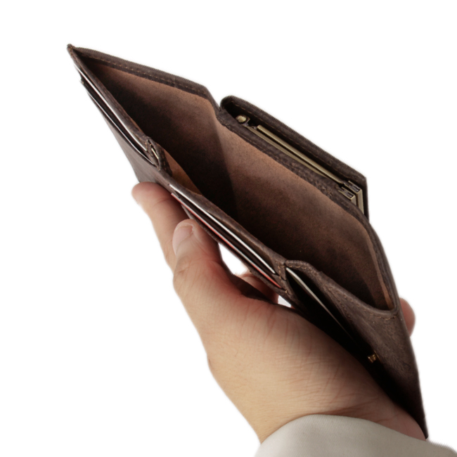 クーズー SLOW スロウ 財布 がま口財布 三つ折り財布 ミニ財布 小さい