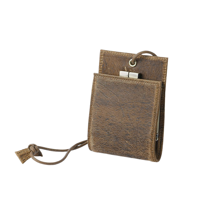 クーズー SLOW スロウ 財布 がま口財布 二つ折り財布 がま口 本革