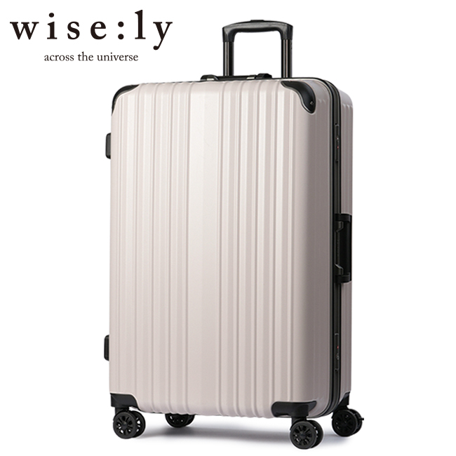 ワイズリー スーツケース Lサイズ 91L 軽量 大型 大容量 無料受託手荷物 フレームタイプ キャ...