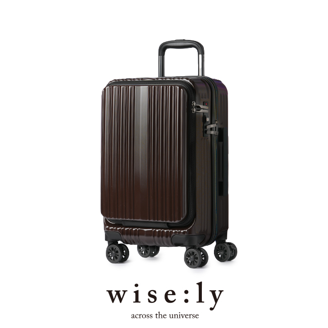 ワイズリー スパーク スーツケース 機内持ち込み Sサイズ 38L 軽量 小型 小さめ フロントオー...