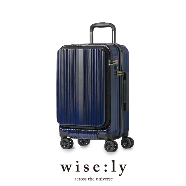 ワイズリー スパーク スーツケース 機内持ち込み Sサイズ 38L 軽量 小型 小さめ フロントオー...