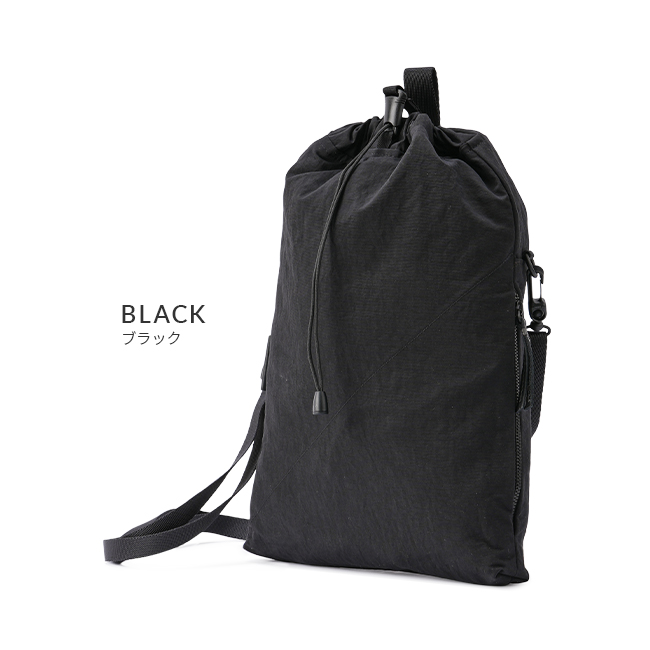 商品レビューで+5%｜SLOW スロウ 巾着バッグ ショルダーバッグ メンズ レディース ブランド 軽量 撥水 日本製 586S121L 586s121l_3.jpg