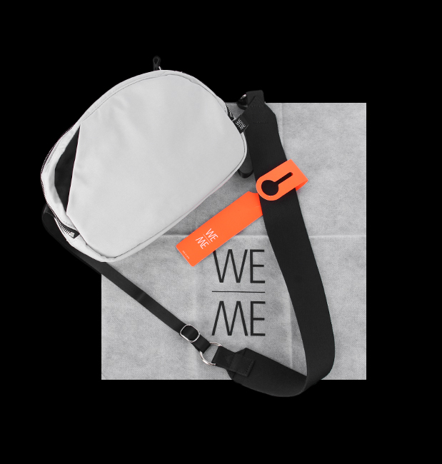 ウィーミー ショルダーバッグ ミニ 2L 軽量 軽い ニット ジャージー