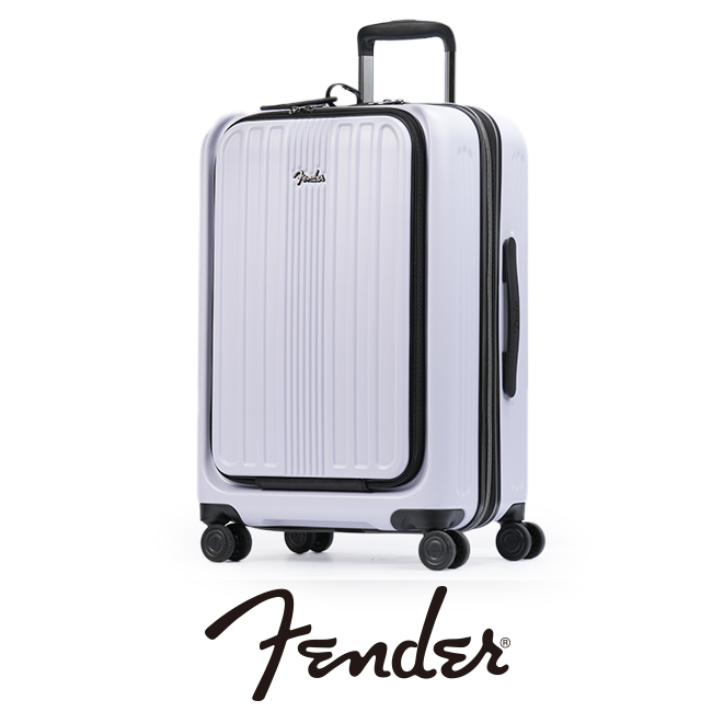 フェンダー スーツケース Mサイズ 53L/60L 軽量 拡張 中型 フロントオープン 静音キャスター ストッパー USBポート Fender 950-4501｜business-bugs｜03