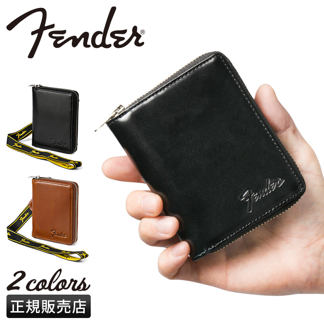 Fender フェンダー 二つ折り財布 メンズ レディース ブランド 本