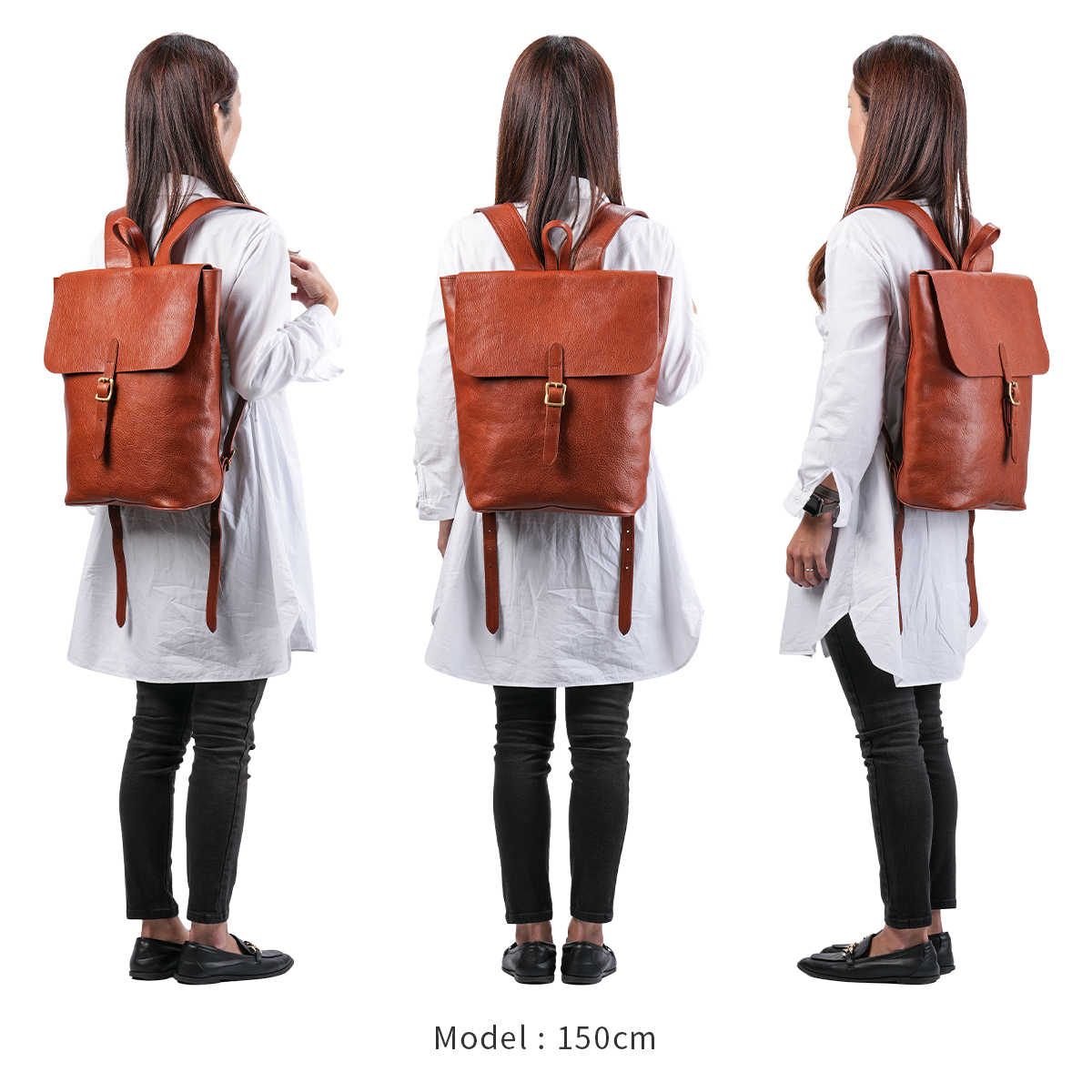 商品レビューで+5%｜A_W アウ リュック メンズ レディース ブランド レザー 本革 通勤 通学 黒 A4 フラップバックパック デイパック FLAP BACKPACK AB-005 A_W アウ リュック メンズ レディース ブランド レザー 本革 通勤 通学